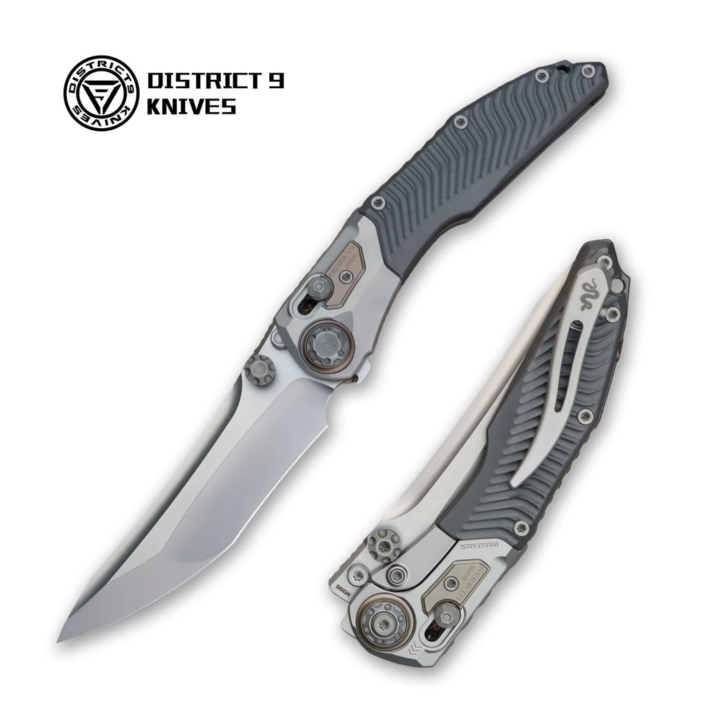 District 9 Snake 2 bead blasted finish