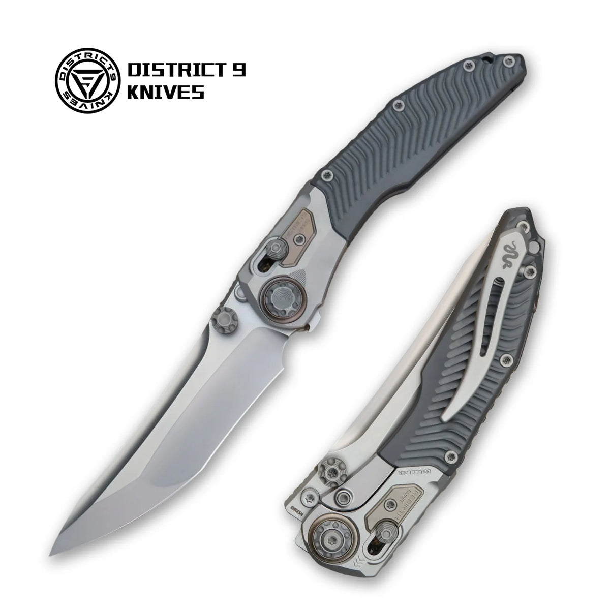 District 9 Snake 2 bead blasted finish