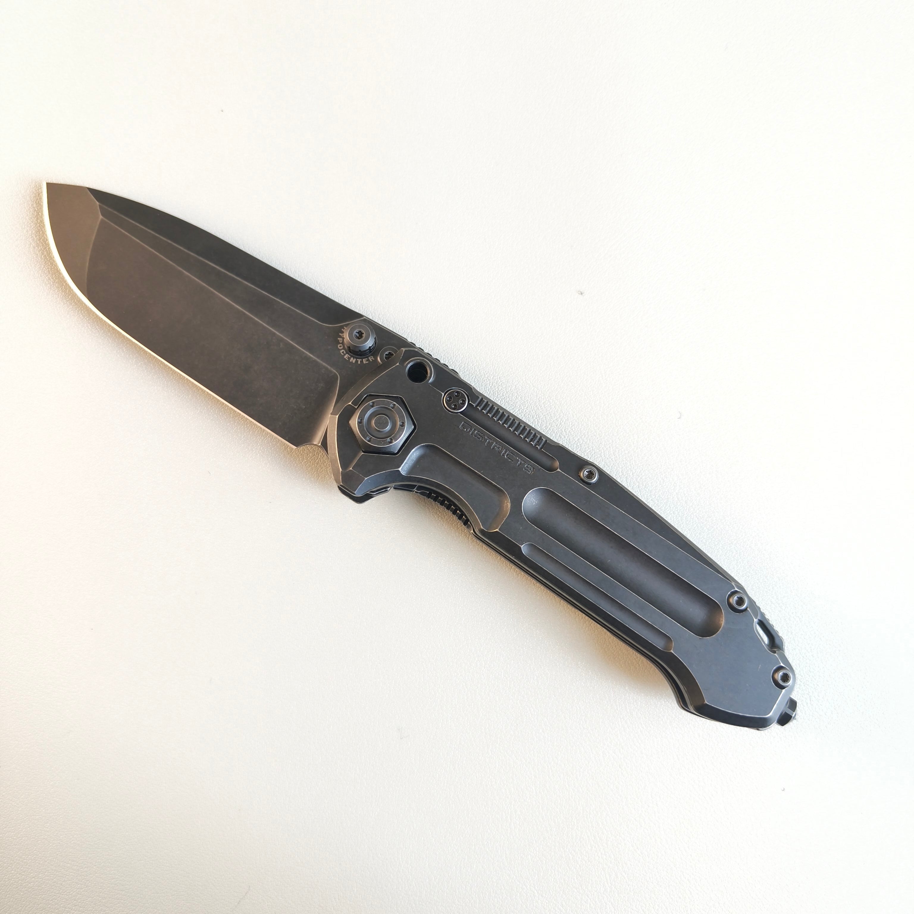 District 9 Hypocenter black stone wash finish