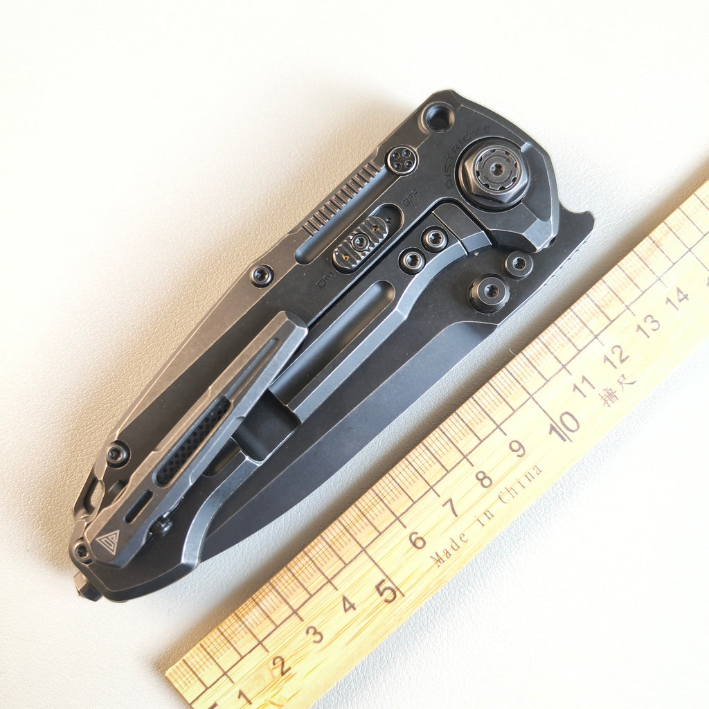 District 9 Hypocenter black stone wash finish