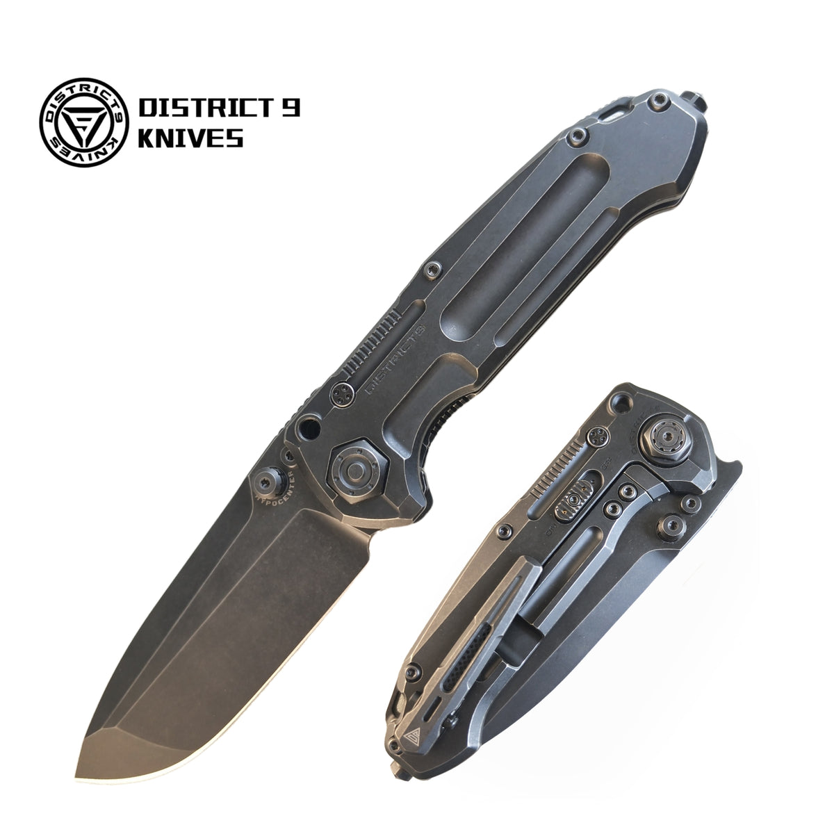 District 9 Hypocenter black stone wash finish